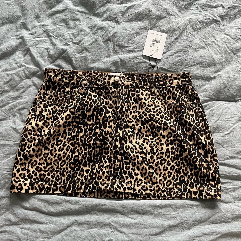 Princess Polly Leopard Print Mini Skirt